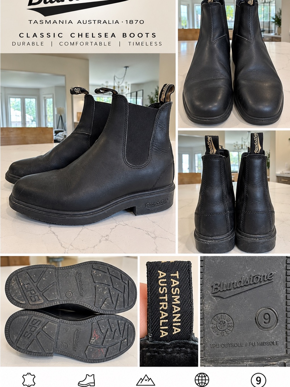 Blundstone Classic Chelsea Boots - Black